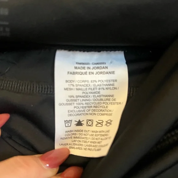 XL Nike Dri- Fit Women’s Black Leggings - Picture 8 of 8